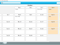 Monthly plan